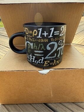 Black Math & Science Equation Ceramic Mug